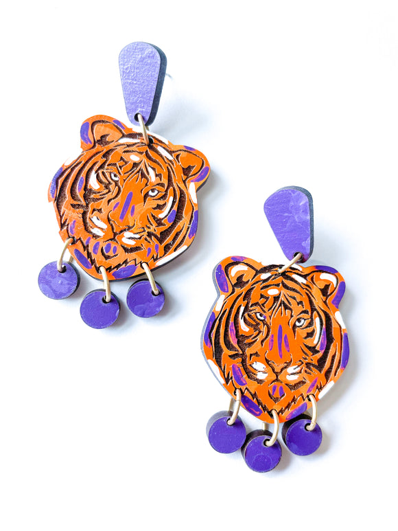 Tiger Earrings*